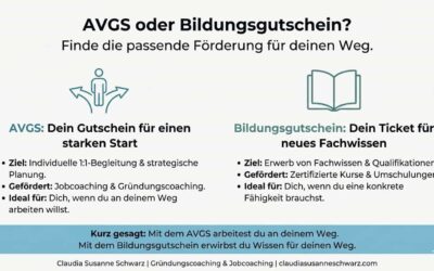 AVGS oder Bildungsgutschein? Finde den richtigen Weg für deine berufliche Zukunft
